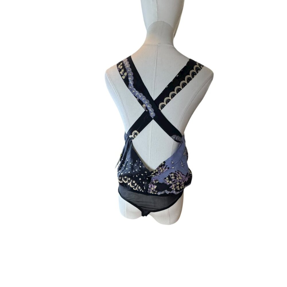 Free People Intimately Sweet Thing Printed Bodysuit | Size M | NWT - Picture 8 of 10